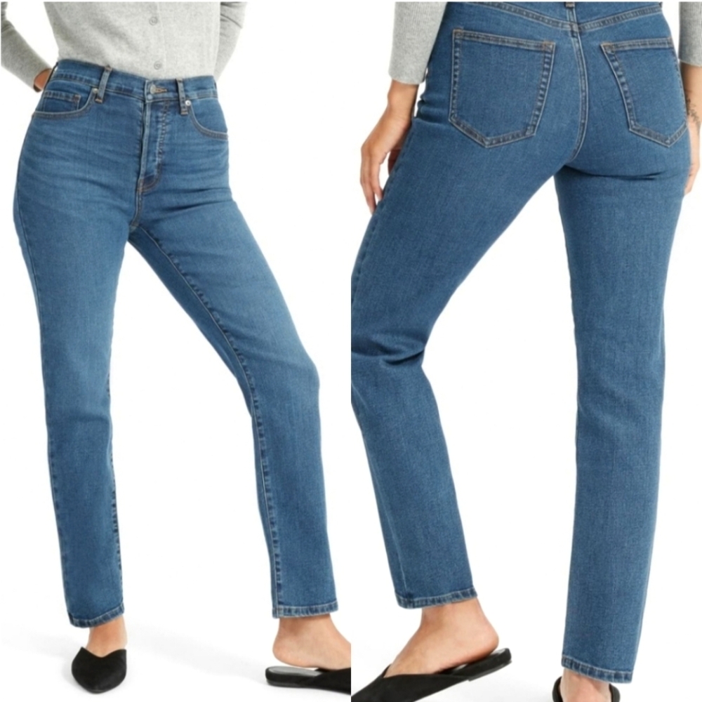 Everlane High Waist Staight Jeans Size 27
